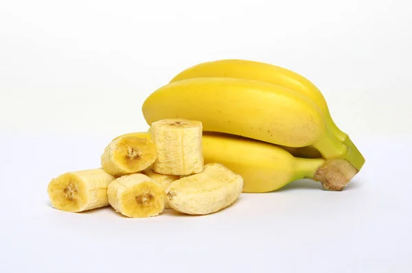 Bananes Jaunes Fraiches Personne Style Alimentaire Stock Photo