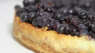 bir plaka üzerinde Cheesecake