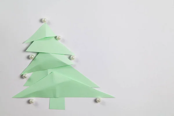 Albero di Natale di carta — Foto Stock