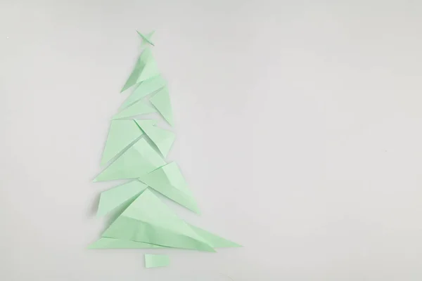 Arbre de Noël en papier — Photo