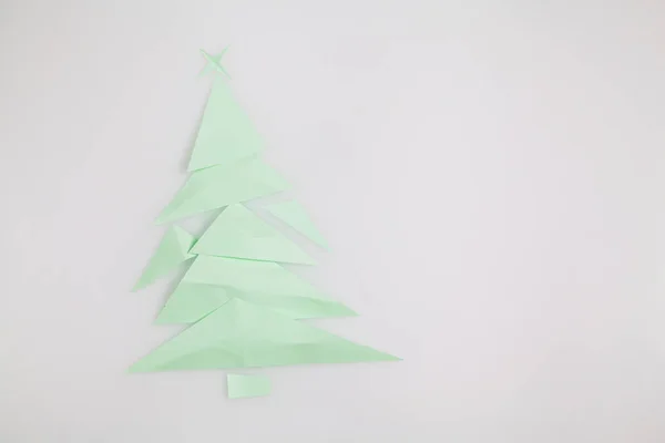 Kağıt Noel ağacı — Stok fotoğraf