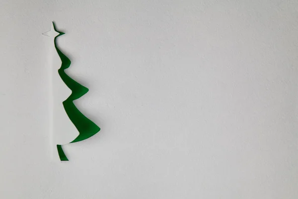 Albero di Natale di carta — Foto Stock