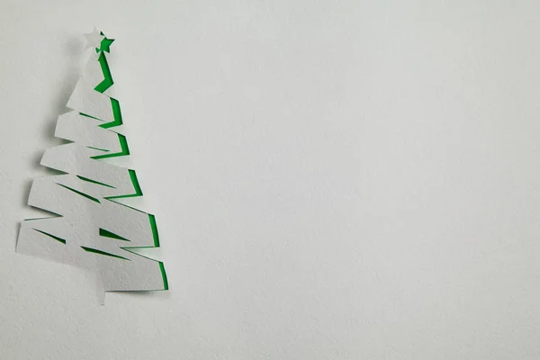 Paper Christmas tree — Stock Photo, Image