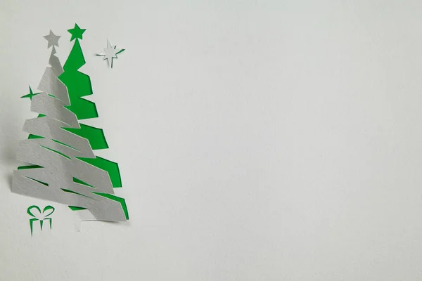 Árbol de Navidad de papel —  Fotos de Stock