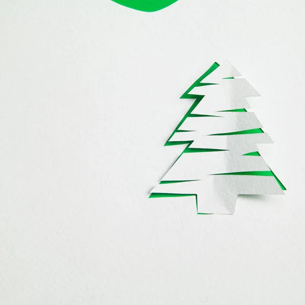 Papier kerstboom — Stockfoto