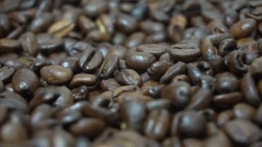 Kahve çekirdekleri yüzey closeup