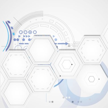 Absract teknoloji ve bilim arka plan.