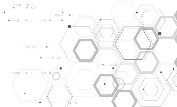 Absract nauka i technologia tło. — Wektor stockowy