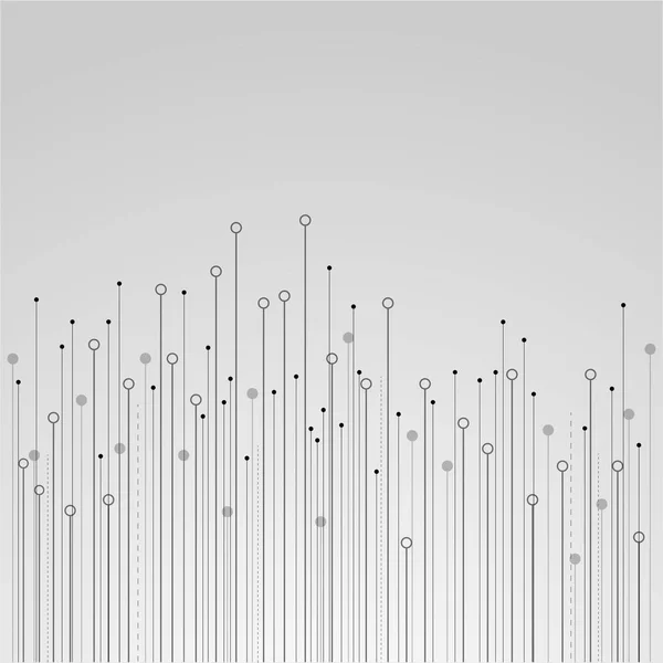 Techniek en wetenschap achtergrond — Stockvector