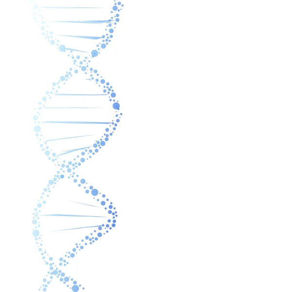 Struttura molecolare del DNA — Vettoriale Stock