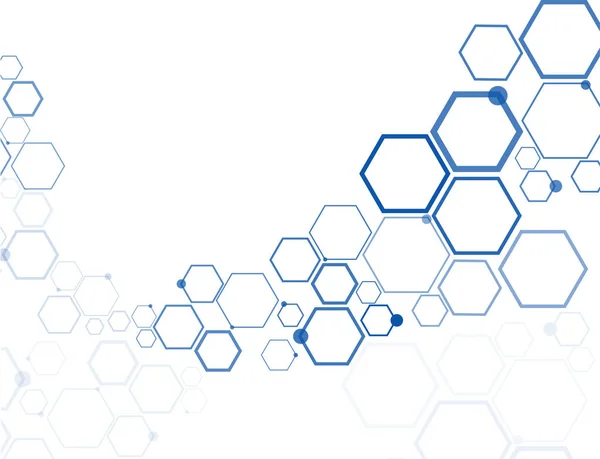 Estructuras hexagonales abstractas — Archivo Imágenes Vectoriales