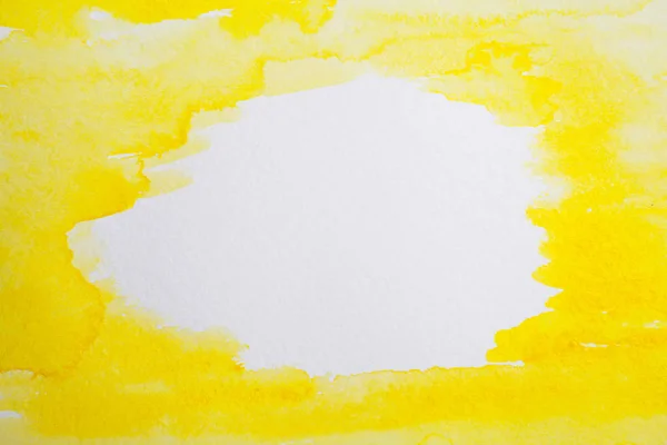 Abstract yellow watercolor background — Stock Photo, Image