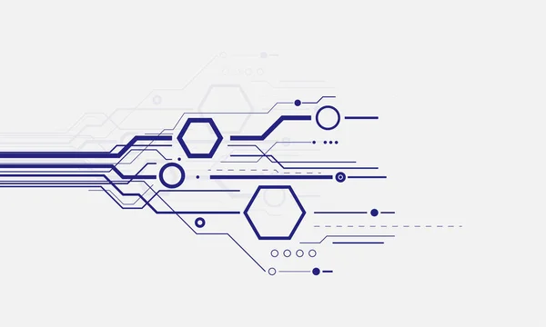 Antecedentes de tecnología abstracta — Vector de stock