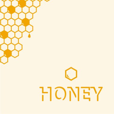 Petek ile geometrik desen.