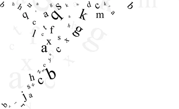 Абстрактний фон з літерами . — стоковий вектор