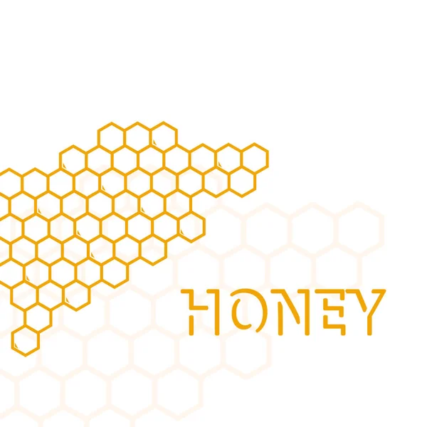 Padrão geométrico com favo de mel . — Vetor de Stock