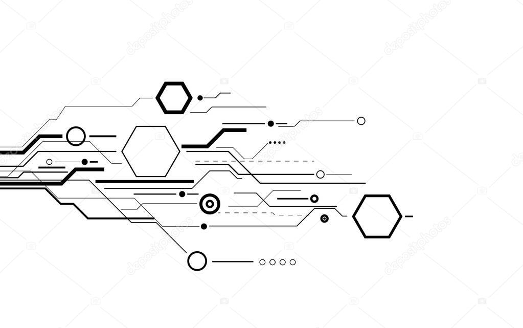 Abstract science and technology background