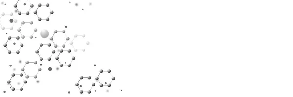 抽象分子背景. — 图库照片