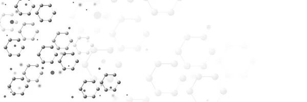 Contexto molecular abstrato . — Fotografia de Stock