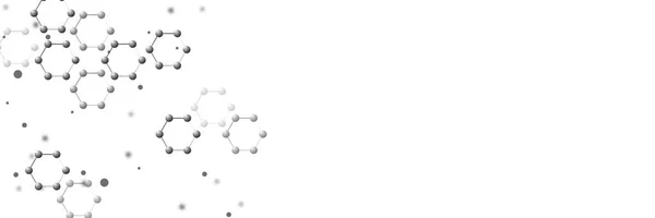 추상 분자 배경. — 스톡 사진