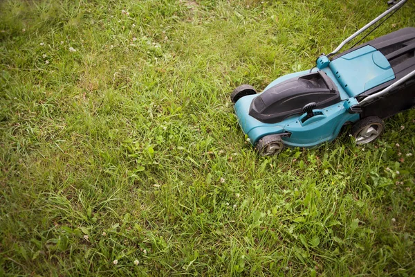 Closeup of grassmower — Stok Foto