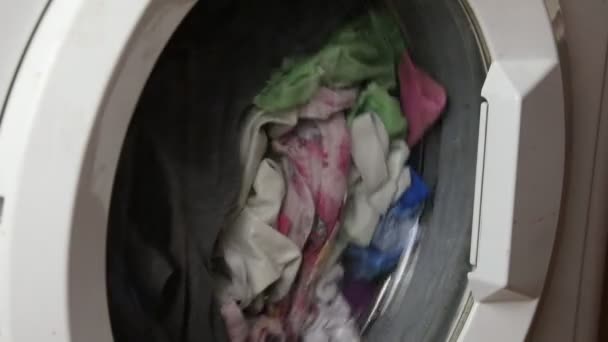 滚筒洗衣机 — 图库视频影像
