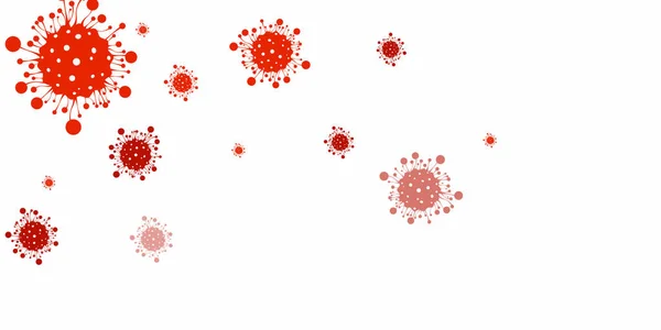 Sfondo astratto coronavirus. Titolo medico e scientifico . — Foto Stock