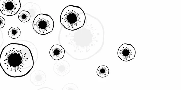 Antecedentes del coronavirus abstracto. Titular médico y científico . — Foto de Stock