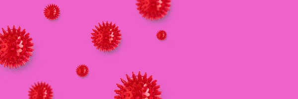 Abstract coronavirus background. Medical and science headline. — Stock fotografie