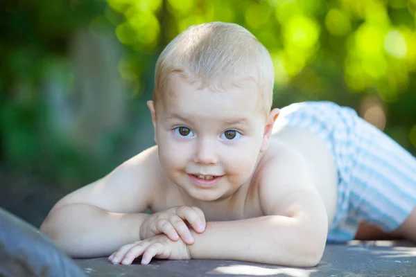 Štěstí chlapeček — Stock fotografie