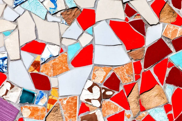 Textura de mosaico colorido abstracto como fondo, azulejos rotos — Foto de Stock