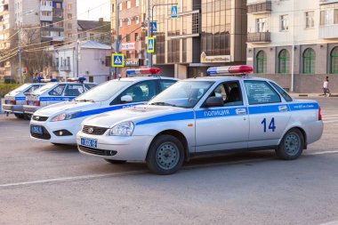 Rus polis devriye arabaları devlet otomobil Müfettişliği 