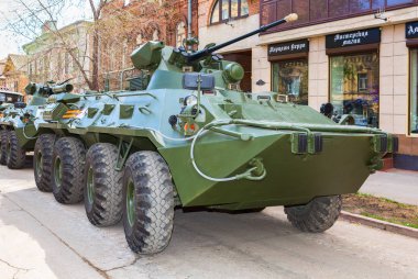 Rus Ordusu Btr-82a tekerlekli zırhlı araç personel taşıyıcı 