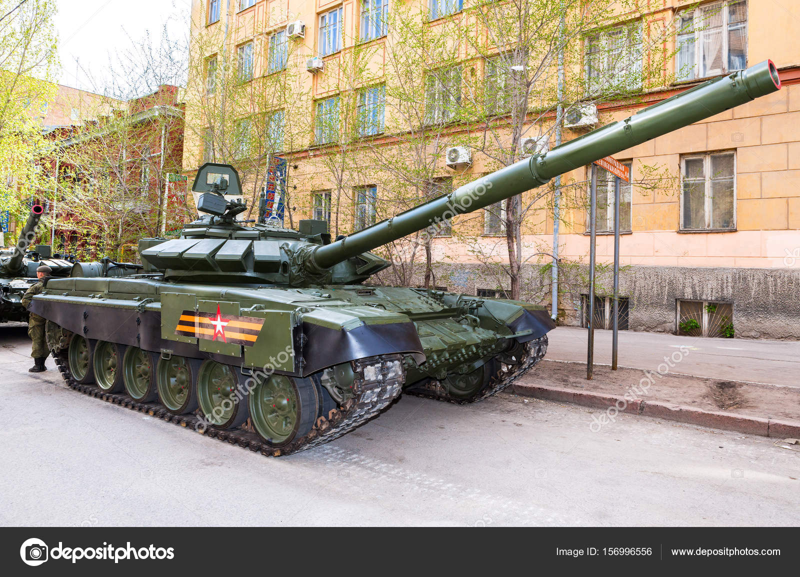New Military Modified Russian Army Main Battle Tank T 72b3m In G Stock Editorial Photo C Blinow61