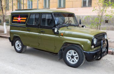 Özel Rus zırhlı araç Uaz-3152 Hussar CI Park.