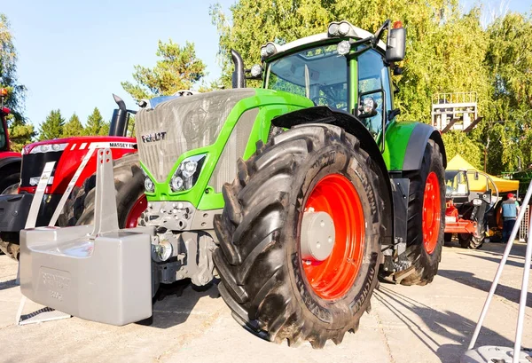 Modern agricultural tractor Fendt 933 Vario at the annual Volga Stock Image