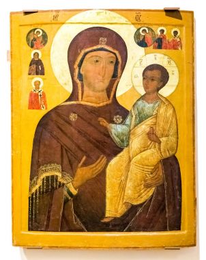 Antika Rus Ortodoks simgesi. Tanrı Hodegetria, 19t anası