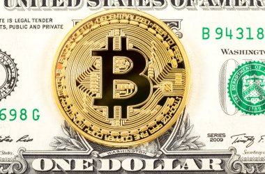 Amerikan Doları bankn yalan Bitcoin Cryptocurrency