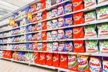 Farklı deterjanlar hipermarket Aucha Satılık hazır