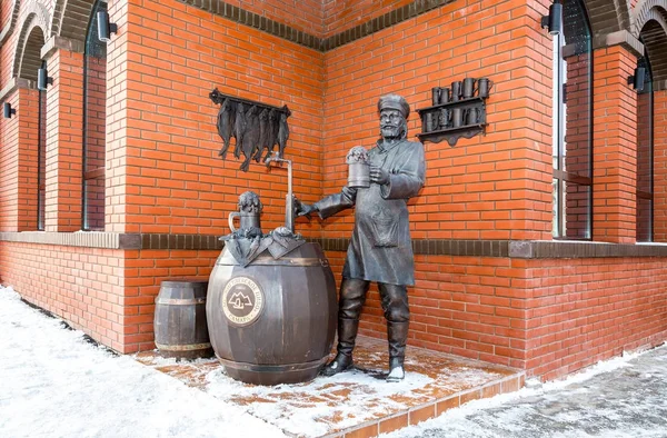 Monumento a la cervecera Samara cerca de la cervecería Zhigulevsky —  Fotos de Stock