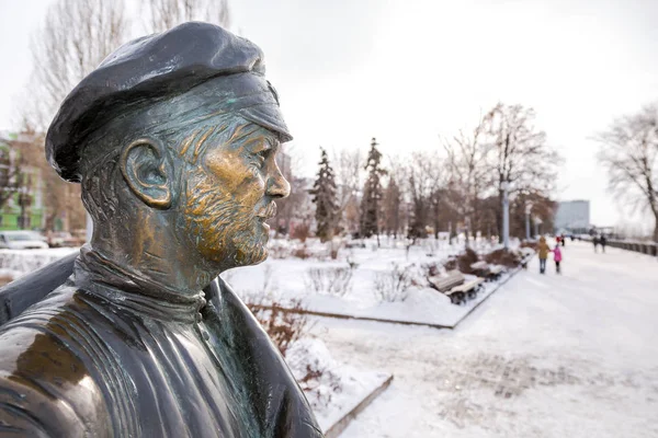 Monumen untuk Kamerad Sukhov, karakter utama dari film "The — Stok Foto