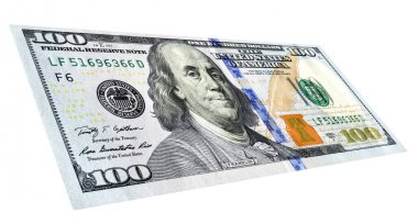 100 Amerikan Doları banknot ile Benjami portresi