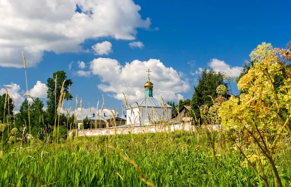 View on the Holy Spirit Monastery in sunny summer day in Borovic — Stock Photo, Image