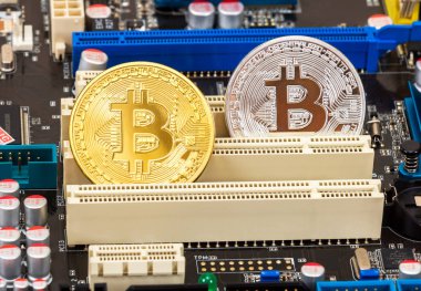Cryptocurrency elektronik bilgisayar c üzerinde yalan Bitcoin sikkeleri