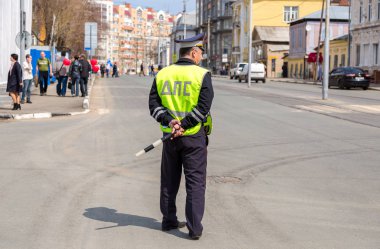 Rus polis memuru devlet otomobil Müfettişliği regu