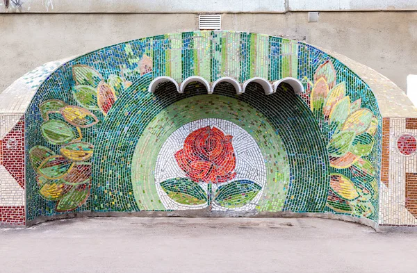 Mosaico decorativo panno de azulejos de cerámica — Foto de Stock