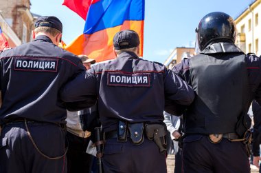 Muhalefet protesto mitingi öncesinde Başkan Vladimir Putin'in ına