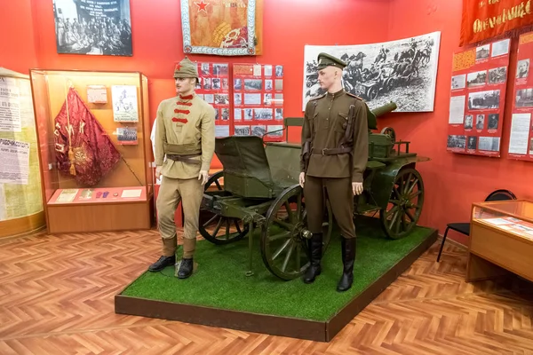 Interior de um dos corredores da Musa de História Militar Samara — Fotografia de Stock