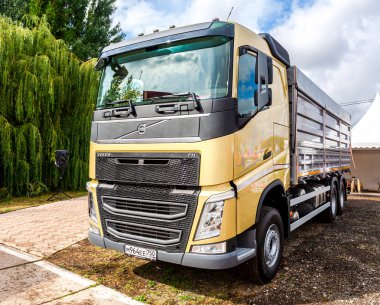 Volvo 460 damperli kamyon açık havada.