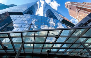 Moscow City kompleks gökdelenler